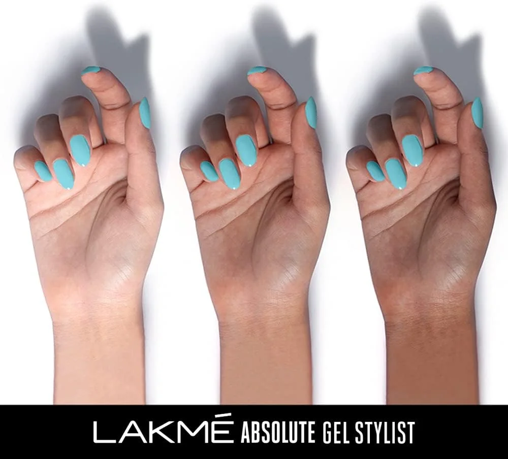 لاکمه رنگ لاک ژلی استایلیست ابسولوت، 95 اسنو کون، 12 میلی لیتر، آبی آسمانی