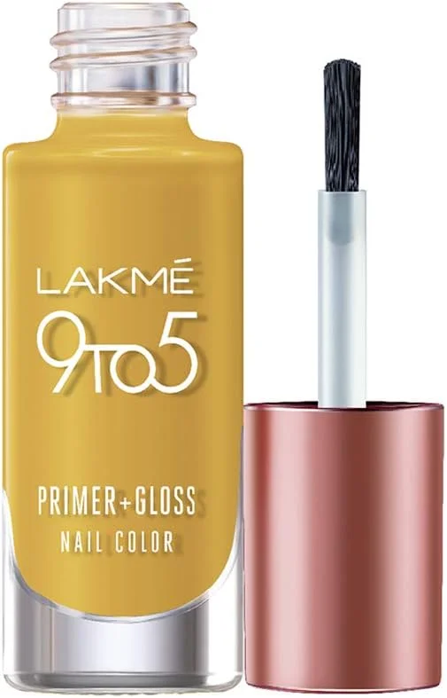 لاکمه 9to5 پرایمر + لاک ناخن براق، خردلی، 6 میلی لیتر