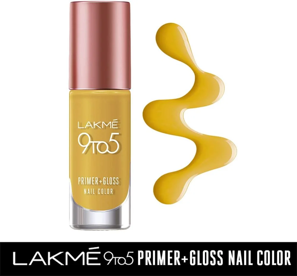 لاکمه 9to5 پرایمر + لاک ناخن براق، خردلی، 6 میلی لیتر