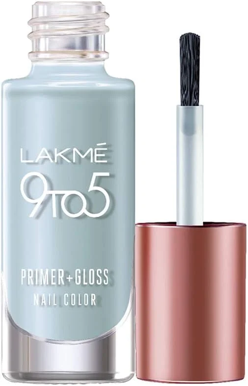 لاکمه، رنگ لاک با پرایمر و براق کننده، آبی، 6 میلی لیتر