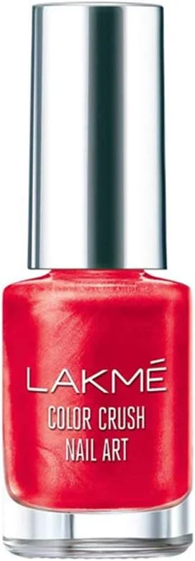 لاکمه کالر کراش طراحی ناخن، M4 قرمز ورمیلون، 6 میلی لیتر