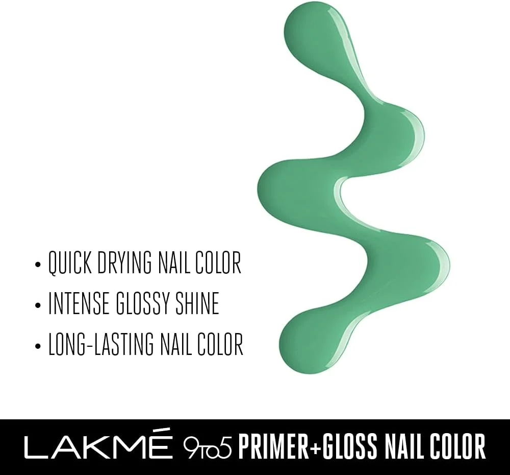 لاکمه 9to5 رنگ لاک پرایمر + براق، پیچ نعنایی، 6 میلی لیتر