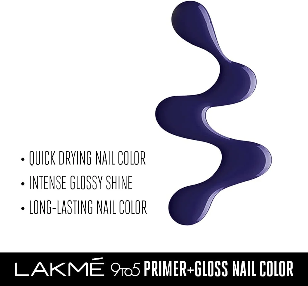 لاکمه 9to5 رنگ لاک پرایمر + براق، آبی تابستانی، 6 میلی لیتر