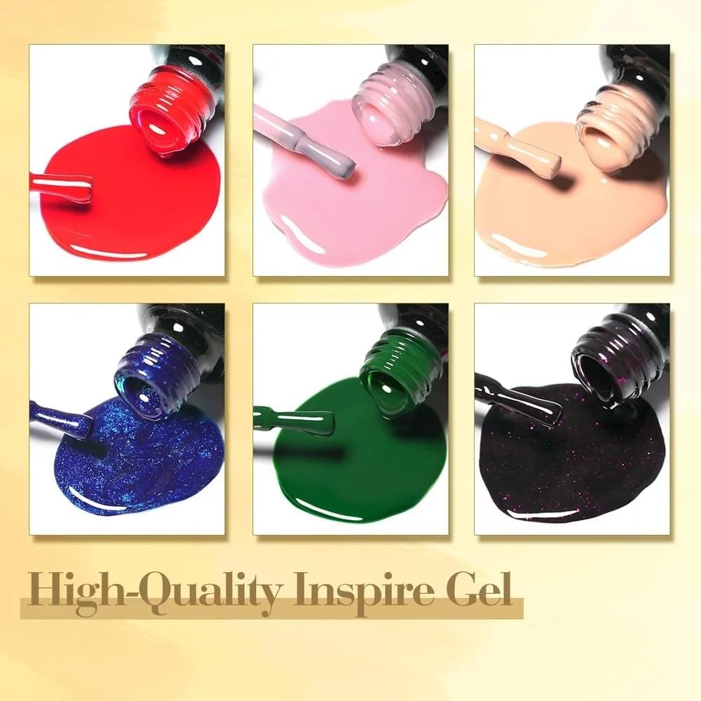 مجموعه لاک ژل 120 عددی V VENALISA با حجم 12 میلی لیتر، همراه با بیس و تاپ کت، لاک ژل UV LED، ست های مانیکور و طراحی ناخن