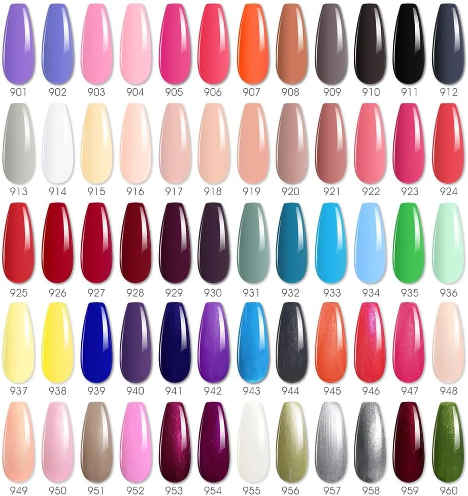 ست لاک ژل وی آی پی 1 ونالیزا شامل 62 عدد لاک ژل 7.5 میلی لیتری همراه با کارت رنگ، بیس کت و تاپ کت، مناسب برای استفاده شخصی و سالن های آرایشی