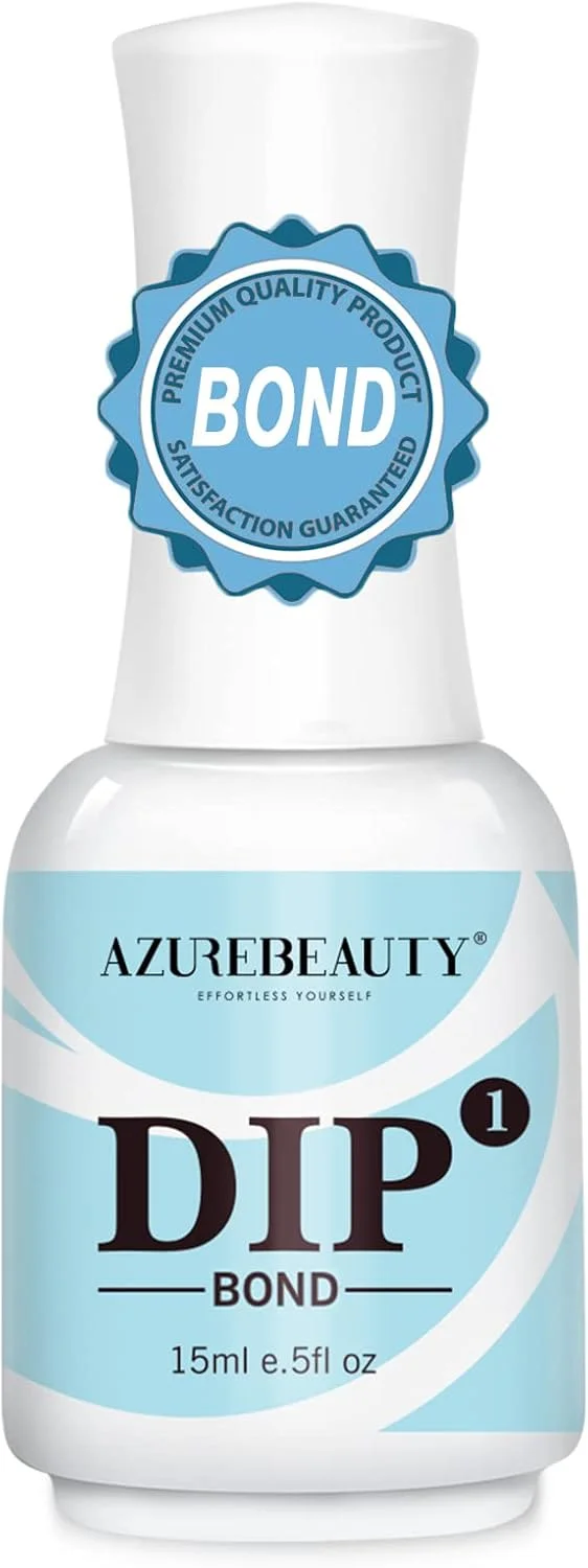 پرایمر پیوند پودر دیپ ناخن AZUREBEAUTY، زیرساز سریع خشک شونده حرفه ای ناخن 15 میلی لیتر برای خیساندن پودر ژل لاک پودر اکریلیک 15 میلی لیتر