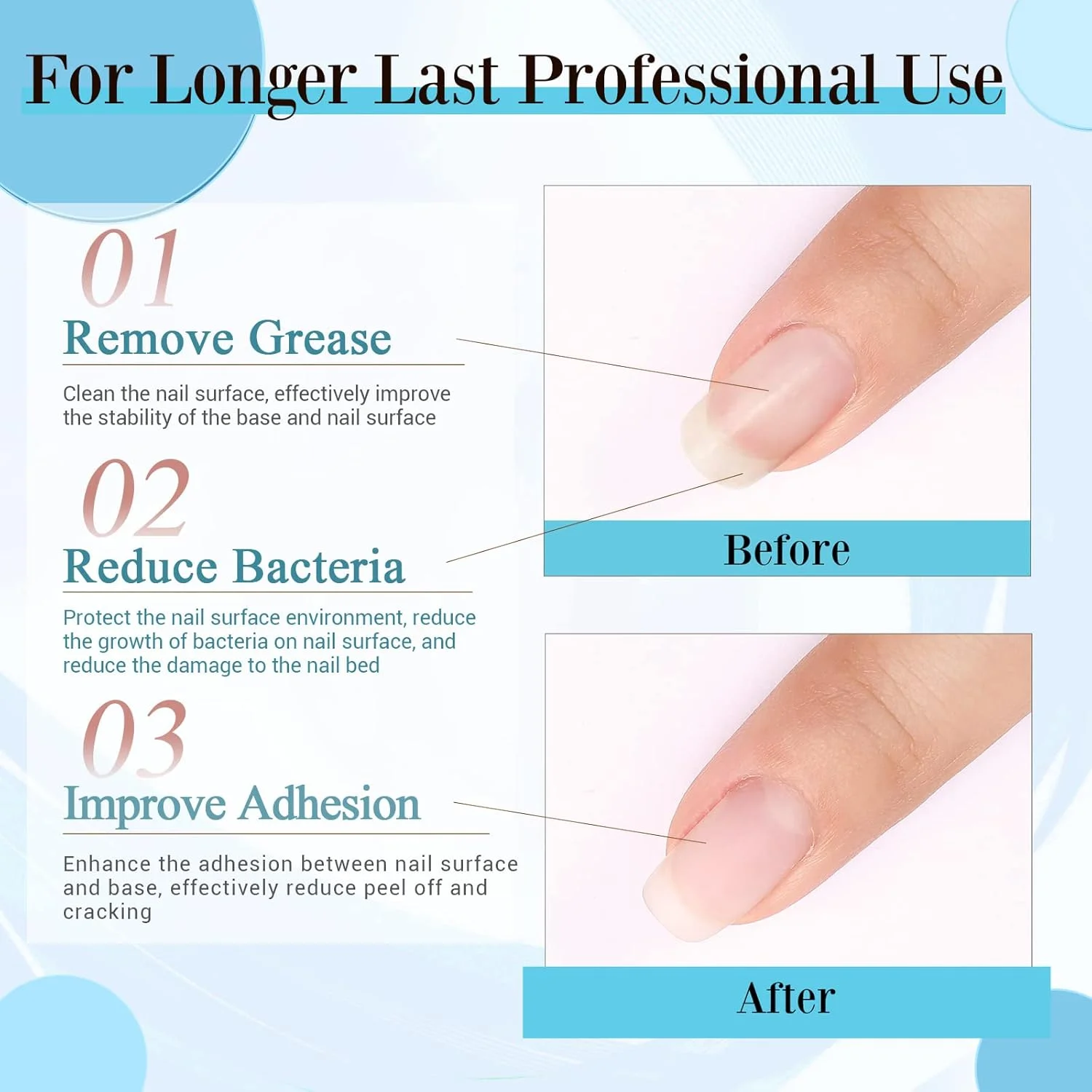 پرایمر پیوند پودر دیپ ناخن AZUREBEAUTY، زیرساز سریع خشک شونده حرفه ای ناخن 15 میلی لیتر برای خیساندن پودر ژل لاک پودر اکریلیک 15 میلی لیتر