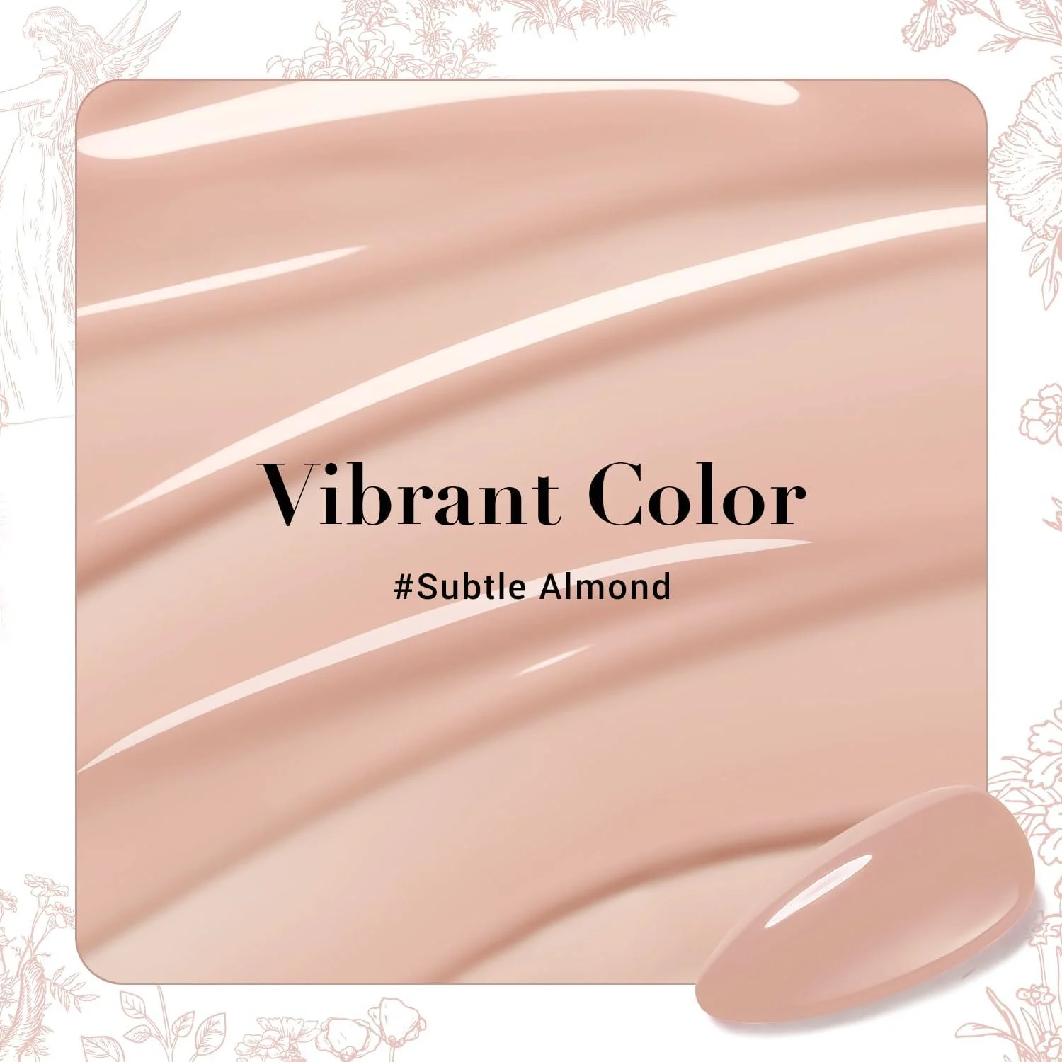 مجموعه لاک ناخن رنگ خنثی آزور بیوتی، لاک ناخن قهوه ای روشن خشک شونده سریع، لاک ناخن براق طبیعی و بی نهایت، کیت تقویت کننده ناخن با کیفیت سالنی برای زنان، 2 عدد 10 میلی لیتر