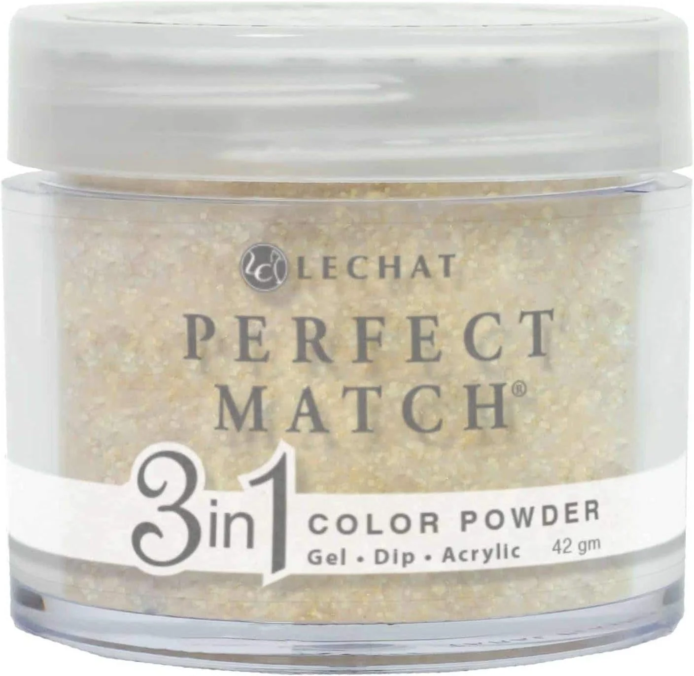 پودر کاشت ناخن Lechat، پودر اکریلیک 56 گرمی، سیستم دیپینگ، پودر دیپینگ Golden Bliss