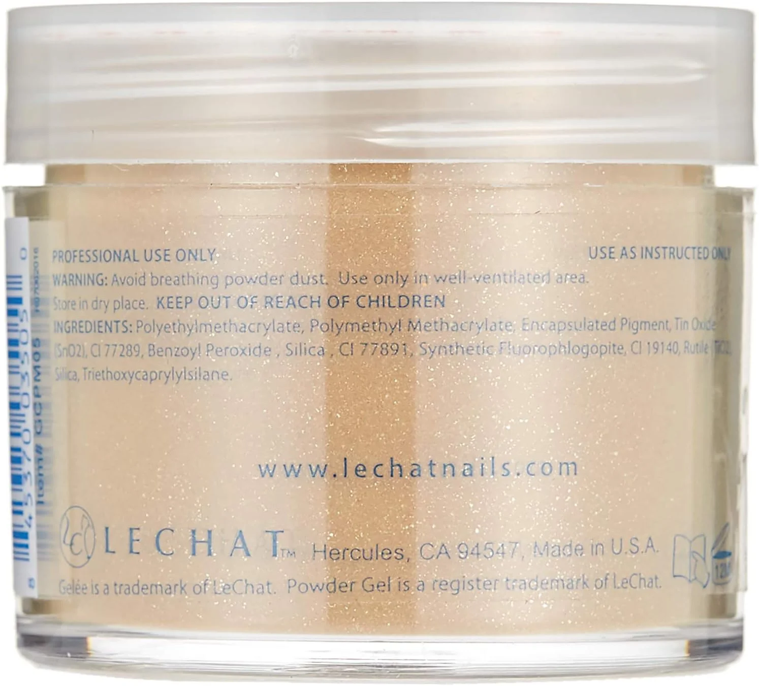 پودر رنگ ناخن سه در یک تغییر رنگ دهنده Lechat GCPM05