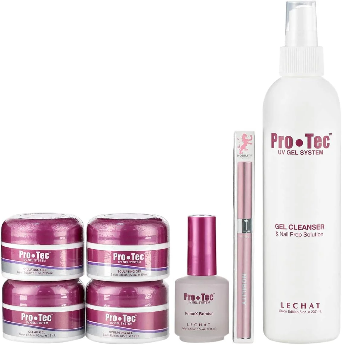 کیت سیستم ژل اکستنشن ناخن LeChat USA Protect Sculpting - صورتی