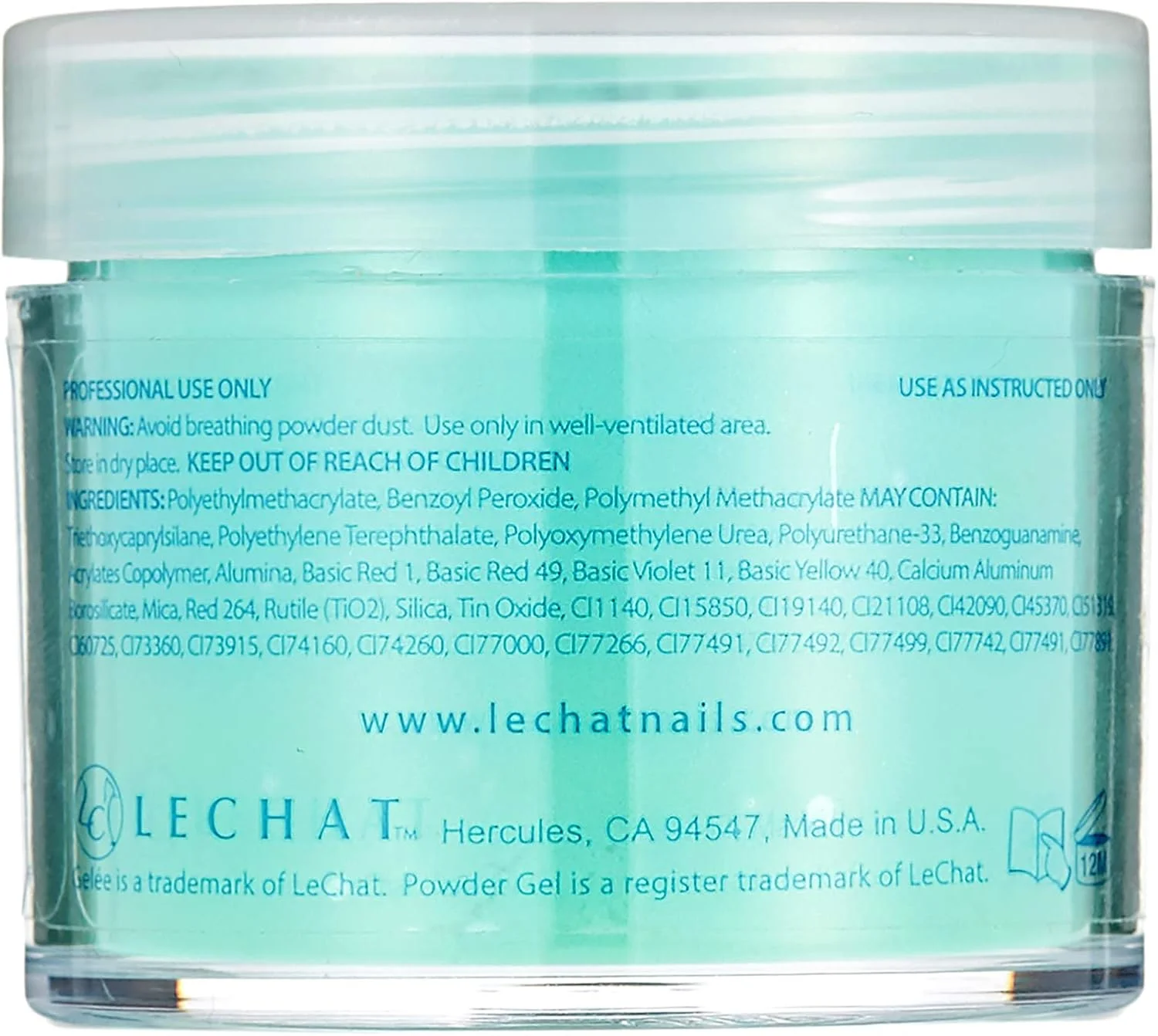 پودر رنگ ناخن سه در یک Lechat GCP28