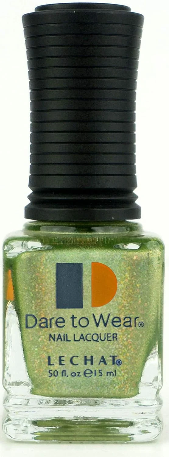 لاک ناخن طیفی LeChat Dare to Wear، رنگ لیمویی اکلیلی هولوگرافیک، Nene، ۱۵ میلی لیتر