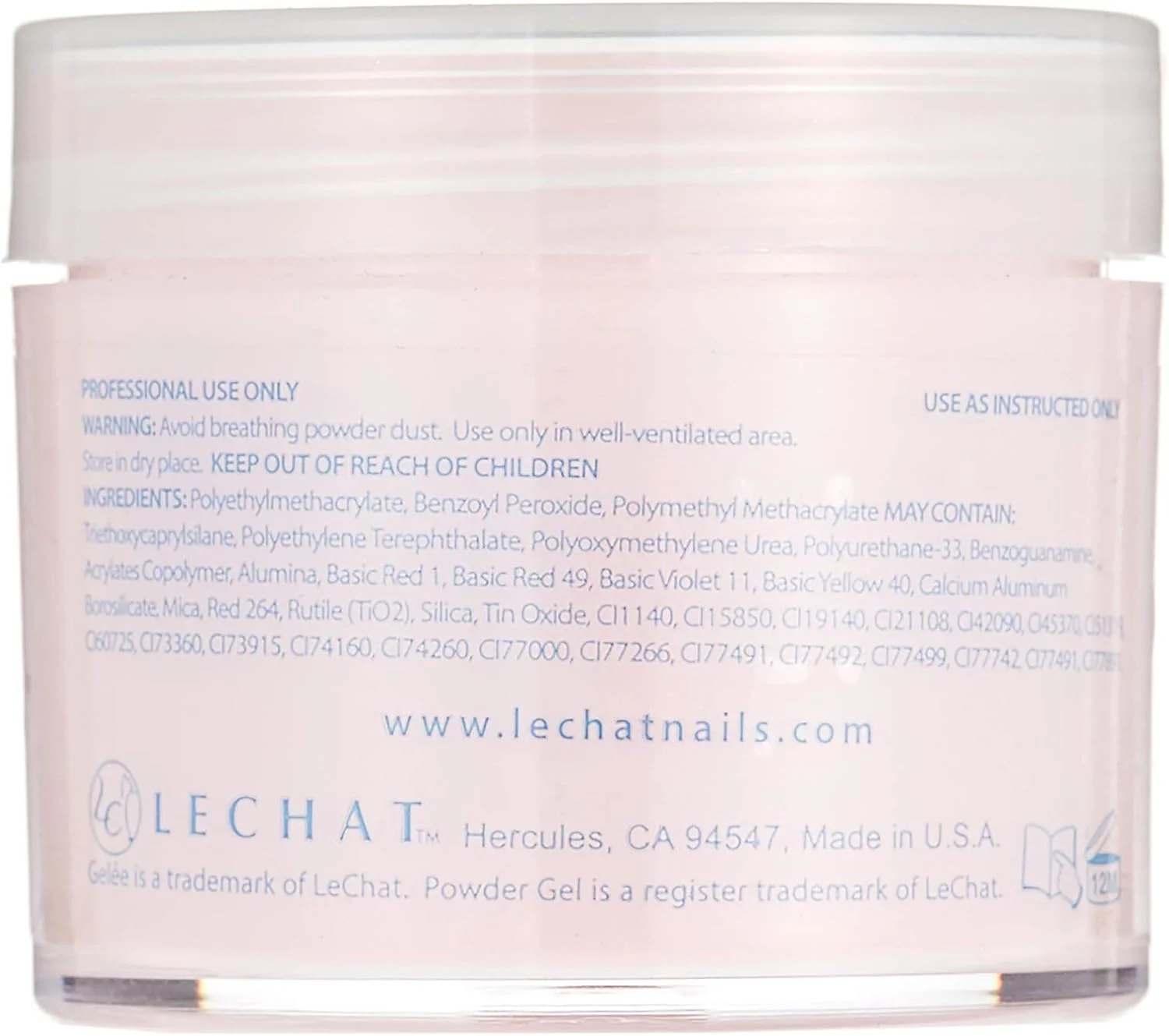 پودر رنگ ناخن سه در یک Lechat GCP24