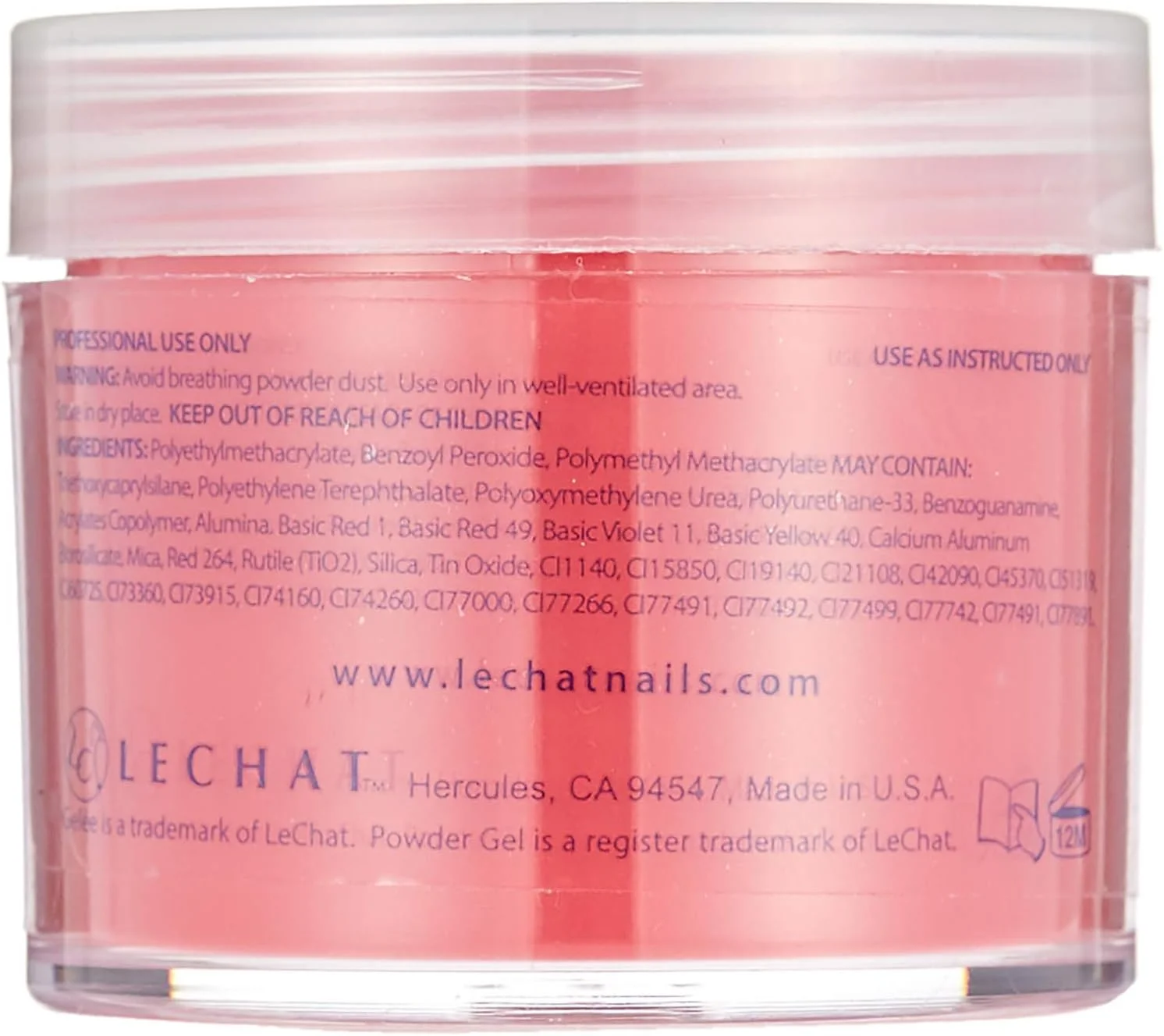 پودر رنگ ناخن سه در یک Lechat GCP34
