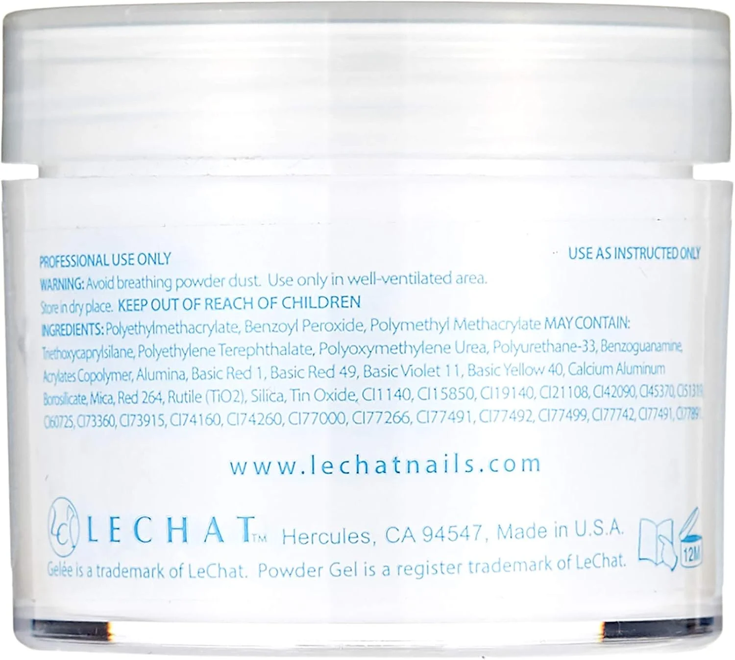 پودر رنگ ناخن سه در یک Lechat GCP04