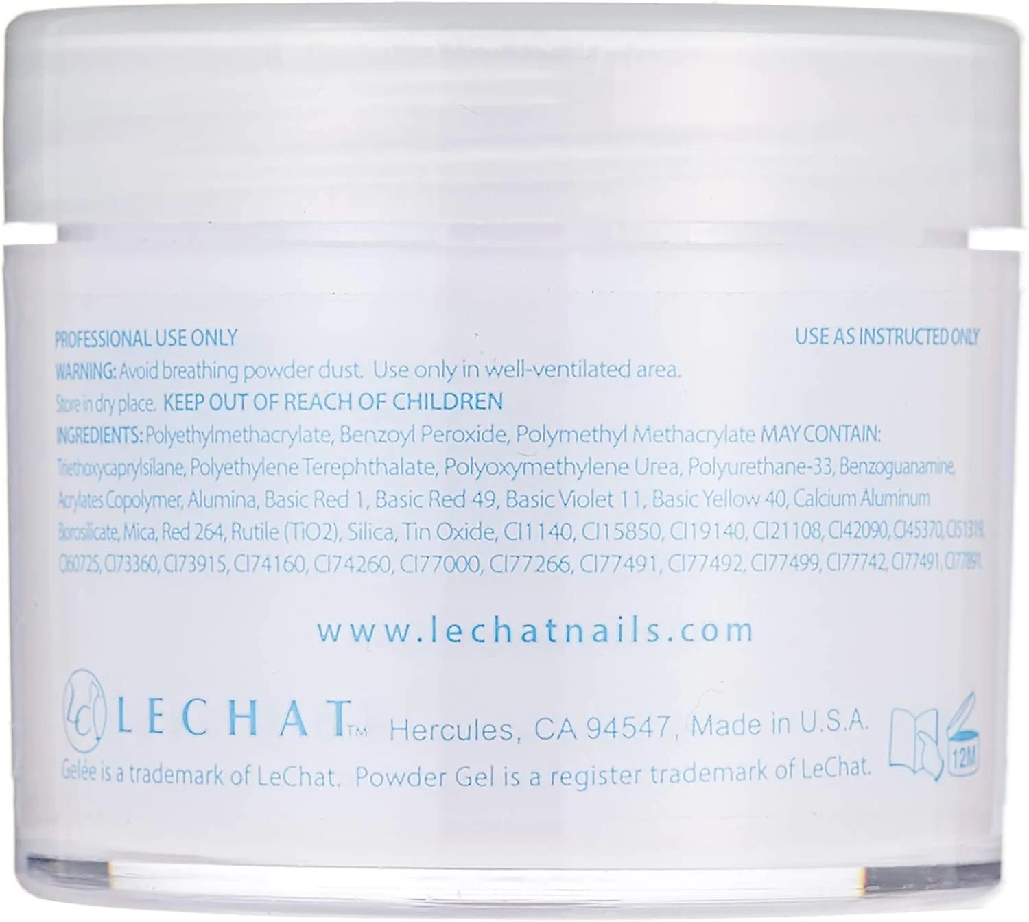 پودر رنگ ناخن سه در یک Lechat GCP23