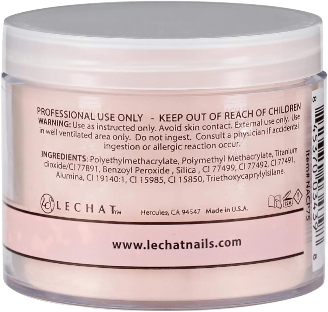 پودر پلیمر اکریلیک طراحی ناخن لچت آمریکا - صورتی کالباسی، 112 گرم