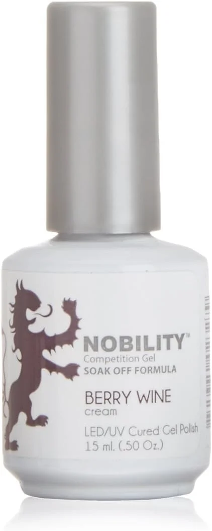 لاک ژل LED/UV فرمول خیساندنی Lechat Nobility (کرم شراب توتی، 15 میلی لیتر)