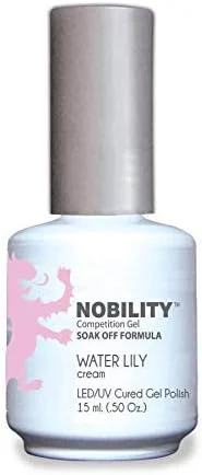 لاک ژل ناخن منحنی UV LED LeChat Nobility Art - [NBGP135] نیلوفر آبی