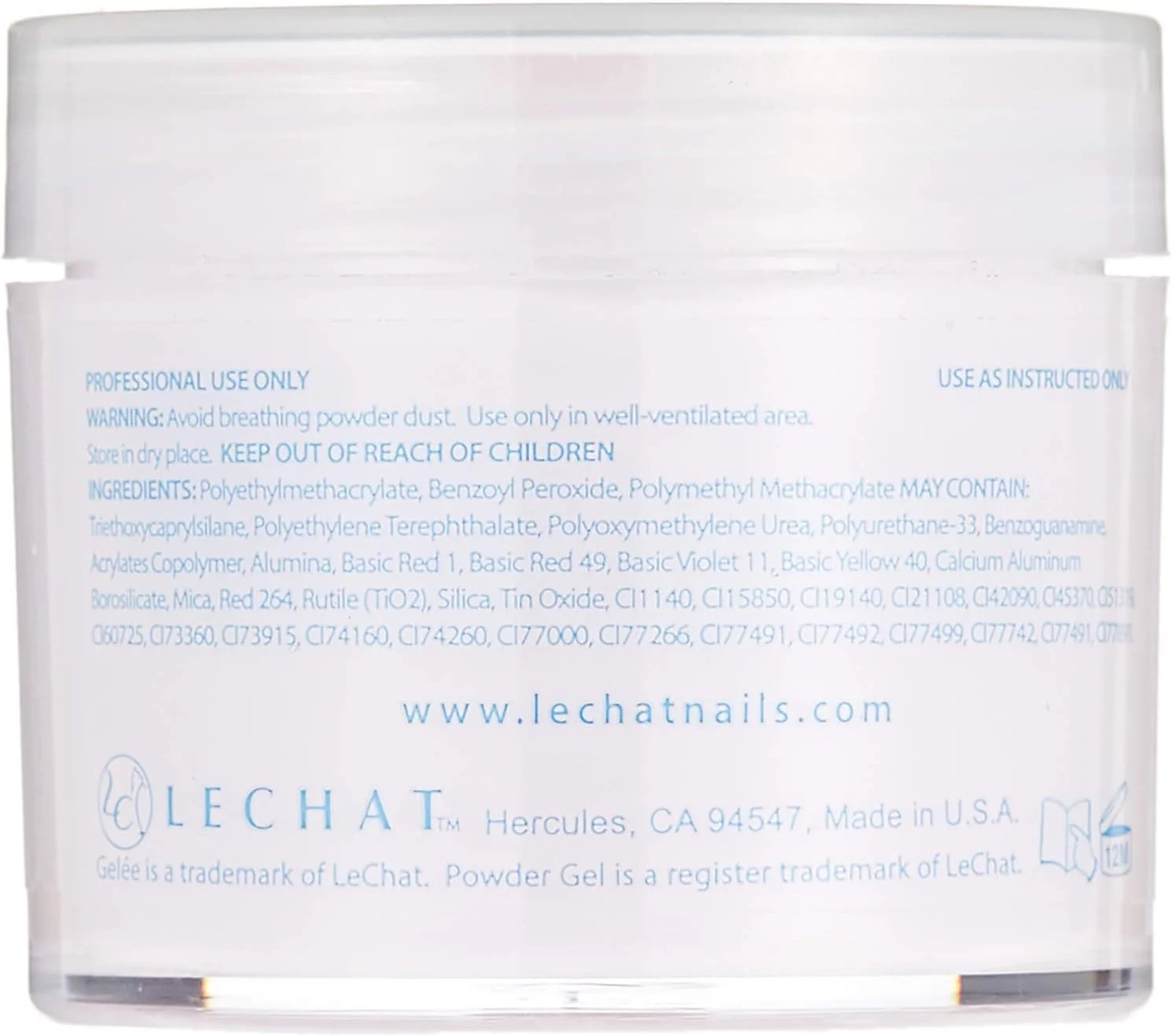 پودر رنگ ناخن سه در یک Lechat GCP25