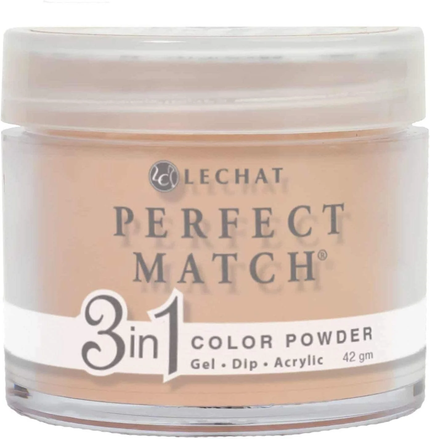 پودر کاشت ناخن Lechat، پودر اکریلیک 56 گرمی، سیستم پودری، پودر رنگی ساحل برهنه