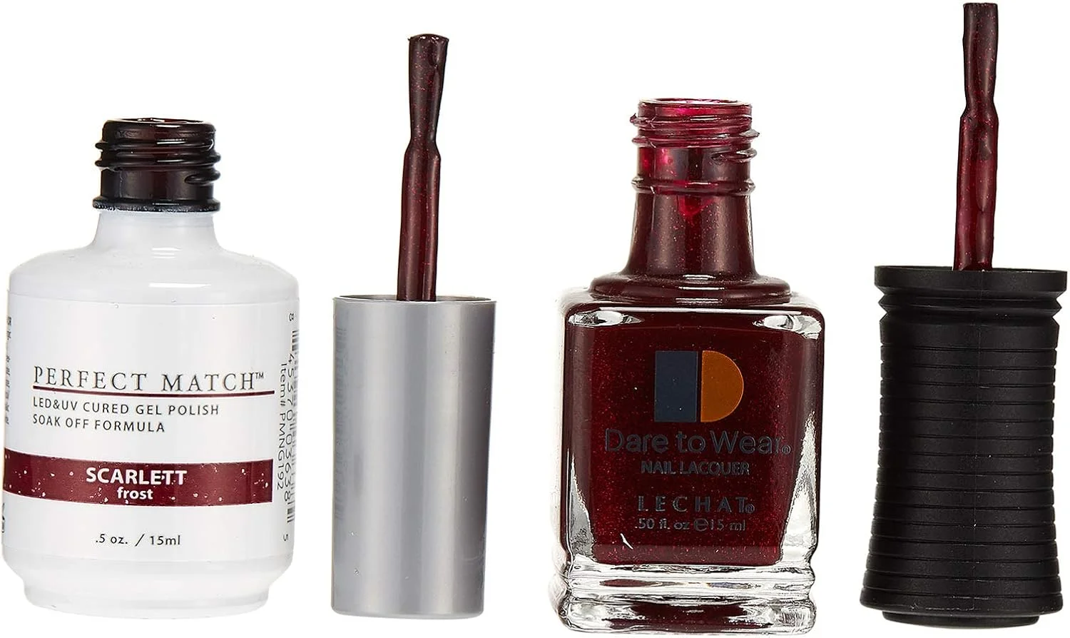 لاک ژل یو وی ال ای دی و لاک ناخن همرنگ - اسکارلت