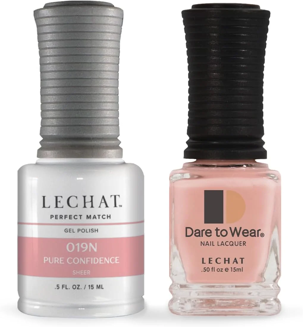 ست لاک ژل و لاک ناخن لِچَت - اعتماد به نفس خالص، بژ، PMS019N