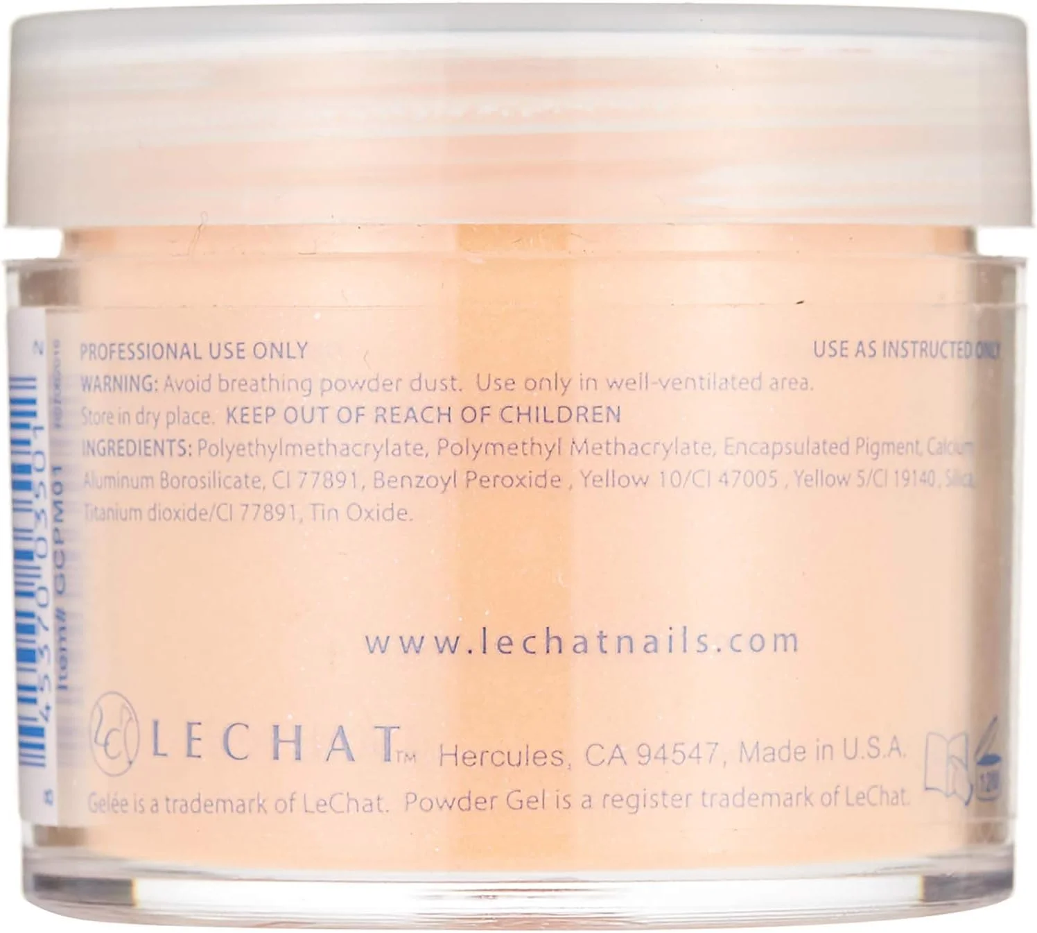 پودر رنگ ناخن سه در یک Lechat GCPM01