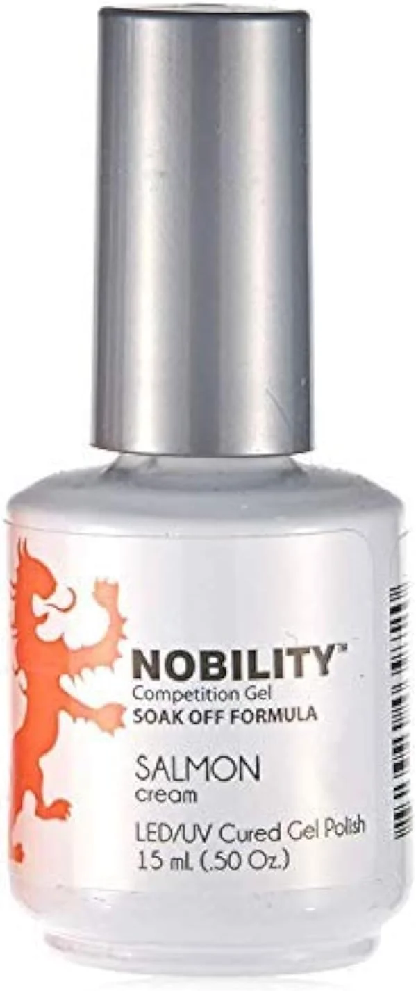 لاک ژل ناخن ال ای دی یو وی منحنی لچت نوبیلیتی، قابل برداشتن، مناسب مانیکور - رنگ سالمون [NBGP154]