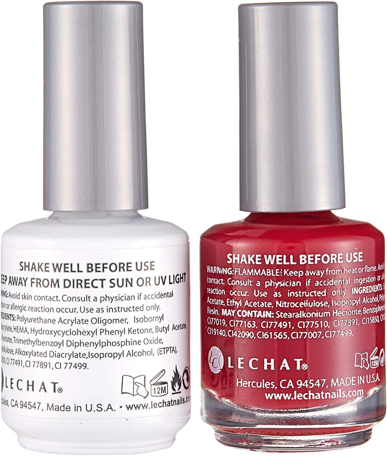 لاک ژل و لاک ناخن لچت نوبیلیتی، قرمز غنی