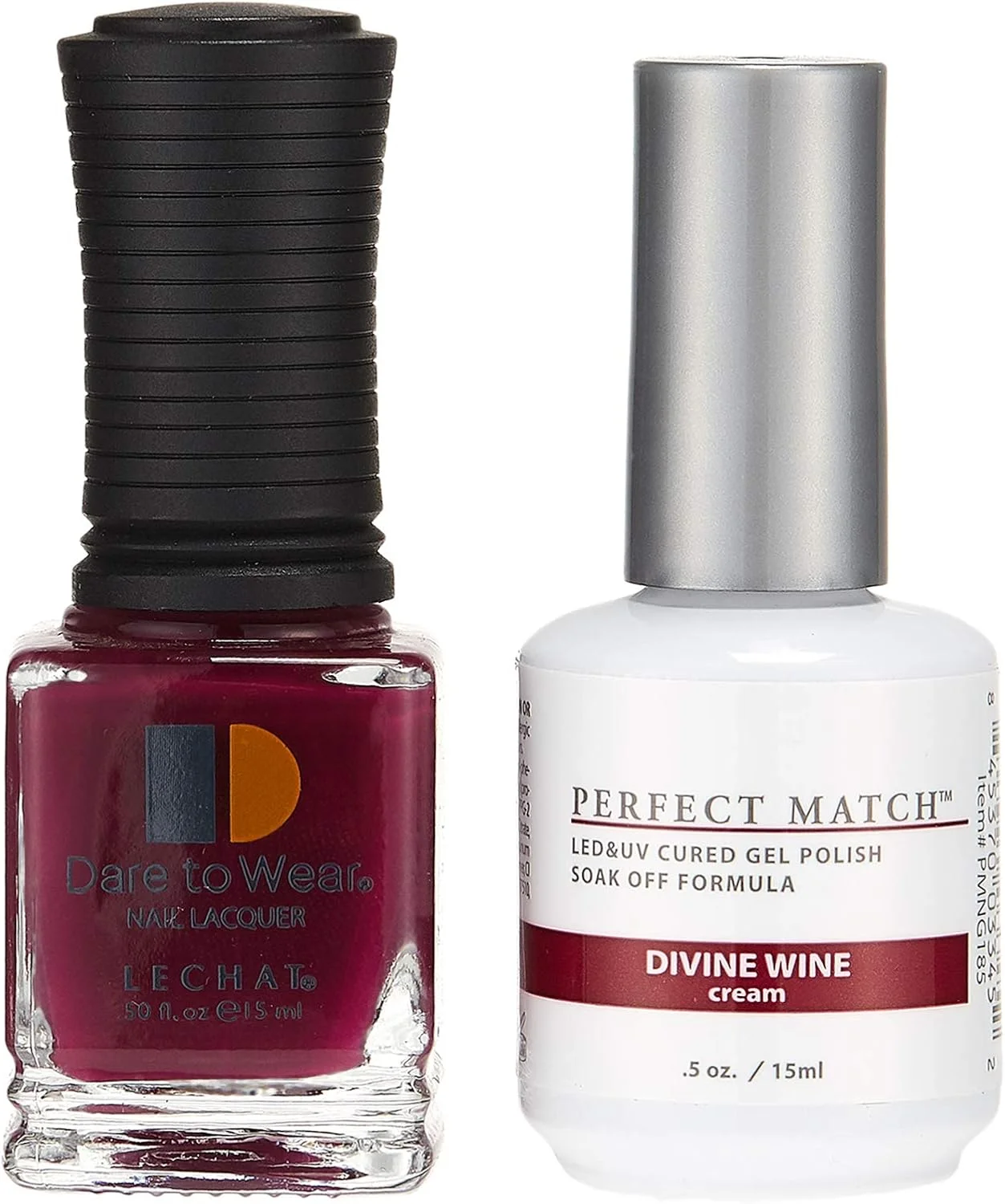 لاک ژل یو وی ال ای دی و لاک ناخن همرنگ لچت - Divine Wine