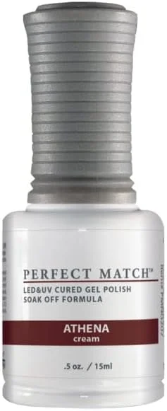 لاک ژل ناخن لچت Perfect Match با قابلیت خشک شدن با LED و UV - آتنا، 15 میلی لیتر
