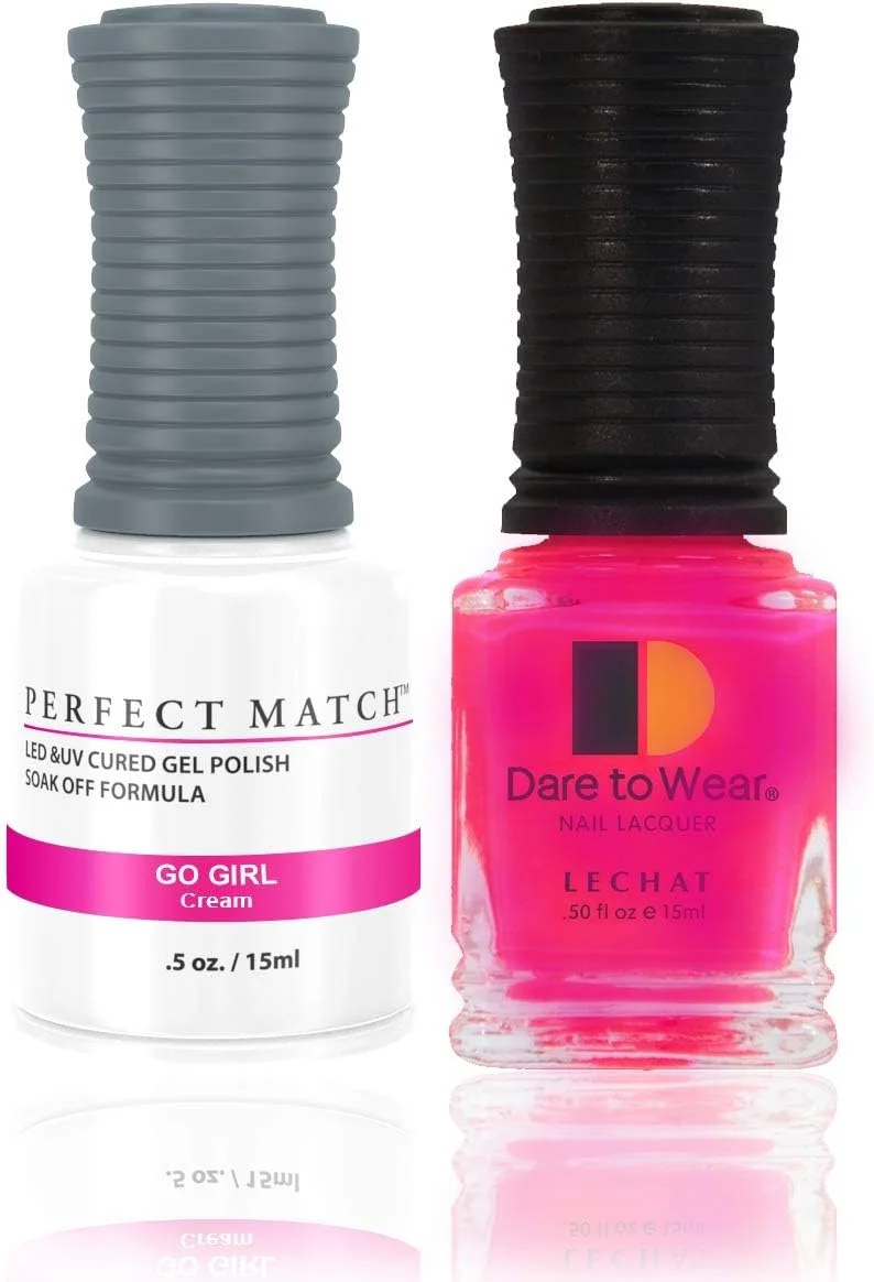 لاک ژل ناخن ال ای دی و یو وی لچت پرفکت مچ - Go Girl - PMS37، 15 میلی لیتر