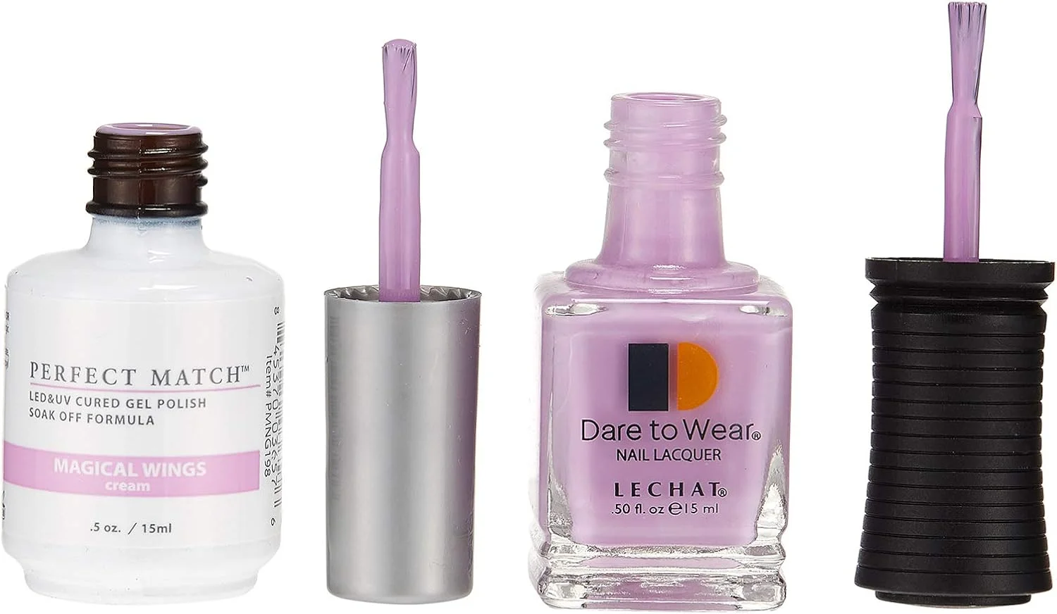 لاک ژل یو وی ال ای دی و لاک ناخن همرنگ لچت - بال های جادویی