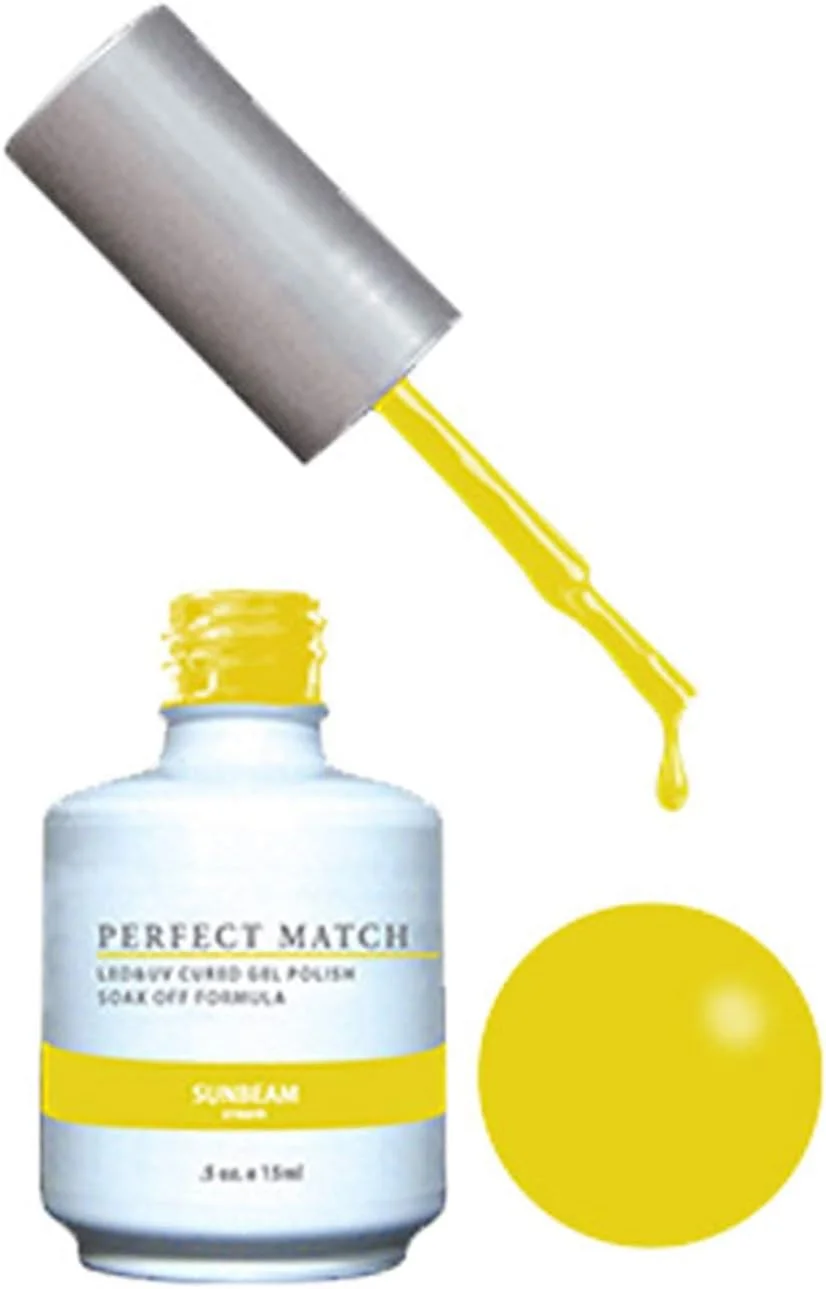 لاک ژل یو وی ال ای دی و لاک ناخن همرنگ لچت - سانبیم