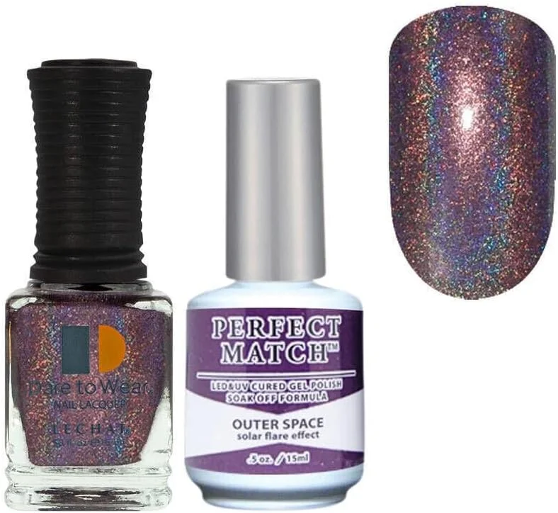 لاک ژل یو وی ال ای دی و لاک ناخن همرنگ لچت - فضای بیرونی