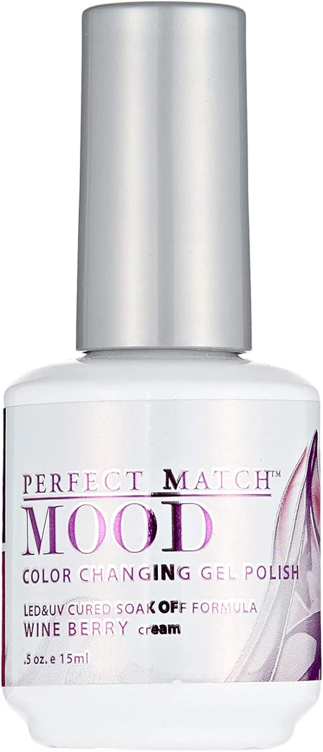 لاک ژل تغییر رنگ دهنده ناخن لچت پرفکت مچ - Wine Berry، 15 میلی لیتر