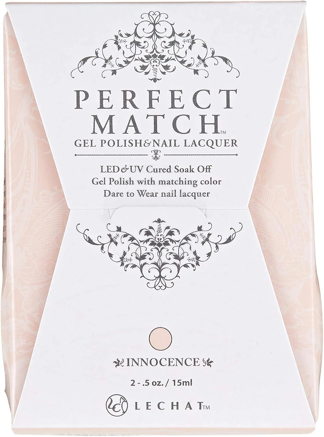 لاک ژل ناخن لچت Perfect Match با قابلیت خشک شدن با LED و UV - Innocence، 15 میلی لیتر