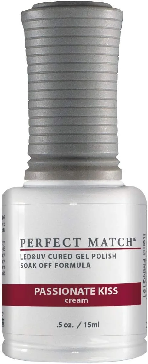 لاک ژل یو وی ال ای دی و لاک ناخن همرنگ - بوسه آتشین