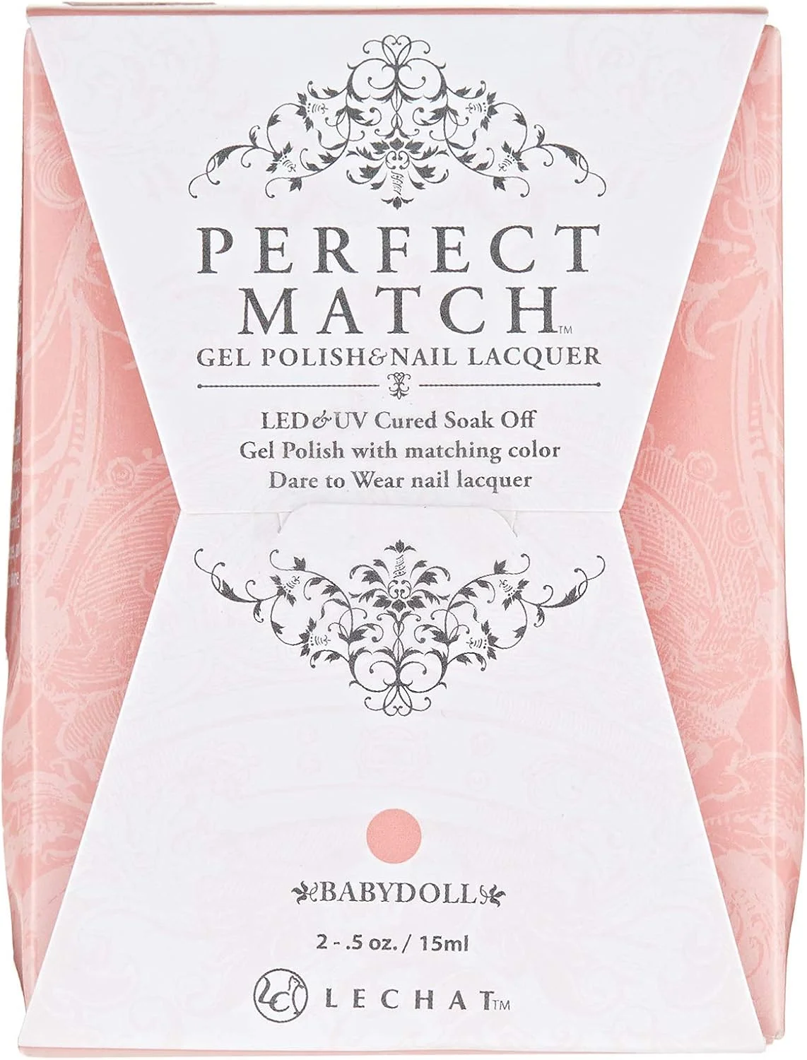 لاک ژل ناخن ال ای دی و یو وی لچت Perfect Match - رنگ عروسکی، 15 میلی لیتر