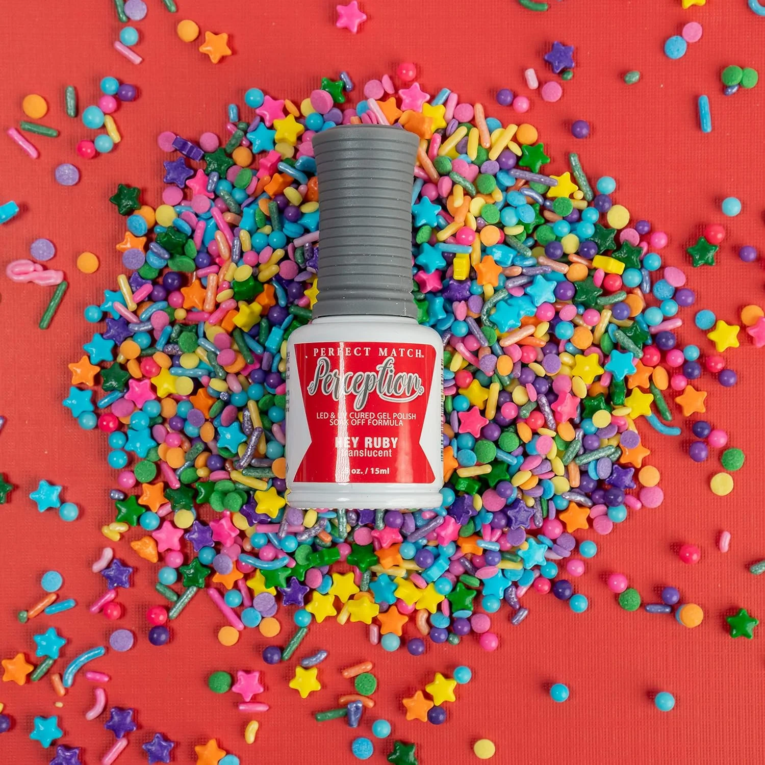 لاک ژل شفاف لچت، فرمول خیساندنی، قابل خشک شدن با LED و UV، رنگ یاقوتی، نیمه شفاف، 15 میل، مدل TGP08