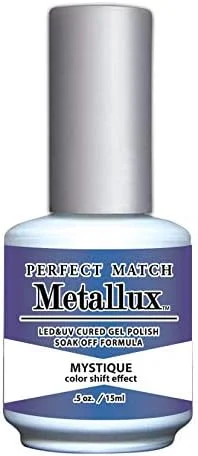 لاک ناخن لچت سری Mettallux Chrome Nails، لاک ژل کروم، لاک ناخن کروم UV LED، Mystique