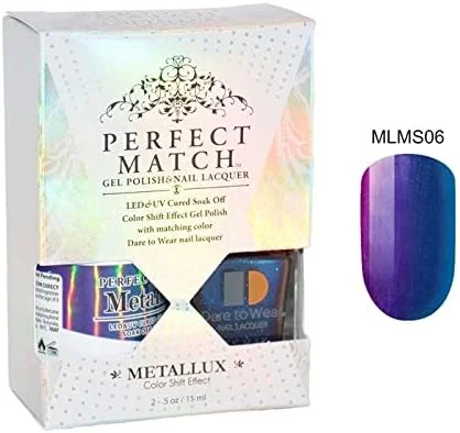 لاک ناخن لچت سری Mettallux Chrome Nails، لاک ژل کروم، لاک ناخن کروم UV LED، Mystique