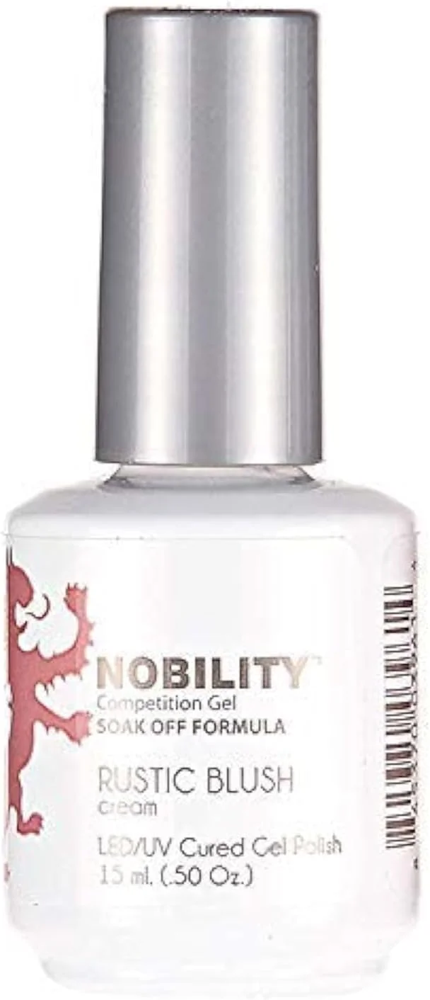 لاک ژل لچت نوبیلیتی UV LED، طراحی منحنی، مدل Rustic Blush [NBGP143]