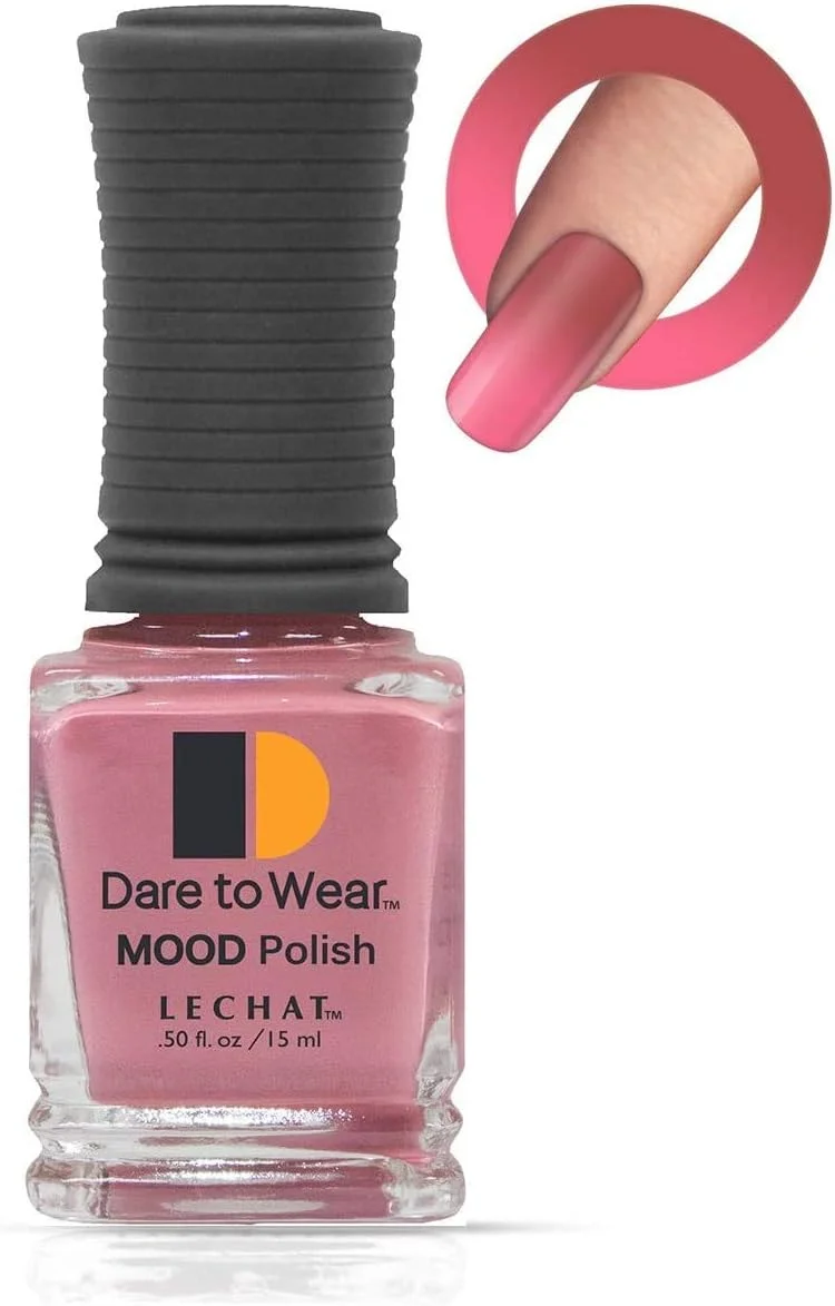 لاک ژل ناخن تغیر رنگ دهنده حرارتی Lechat Dare to Wear Mood - لاک ناخن تغییر رنگ دهنده دما، تغییر رنگ خودکار، لاک ژل UV LED