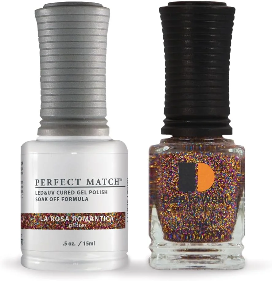 لاک ژل و لاک ناخن ست لچت پرفکت مچ - La Rosa Romantica [PMS55]