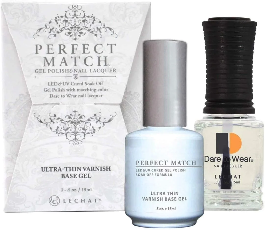 لاک ژل تاپ کت و بیس کت فوق العاده براق لچت مدل PMT03