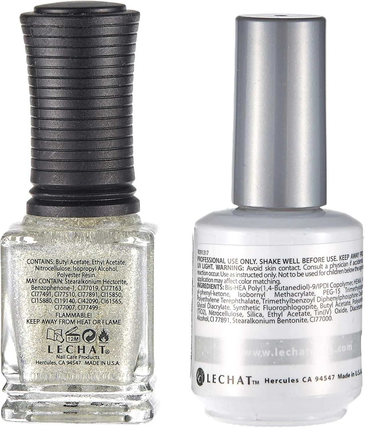 لاک ژل و لاک ناخن ست لچت پرفکت مچ، هاله هلالی