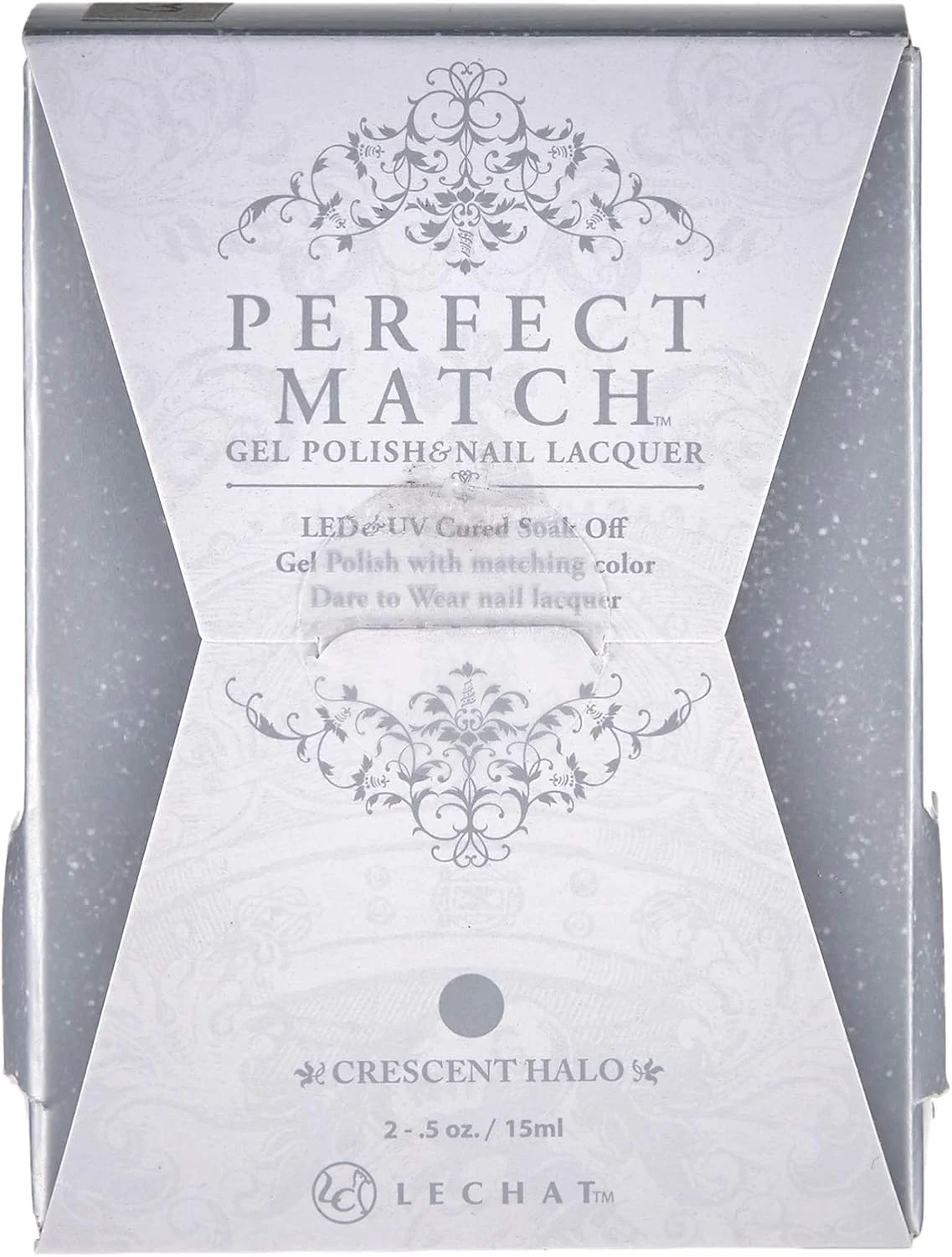 لاک ژل و لاک ناخن ست لچت پرفکت مچ، هاله هلالی